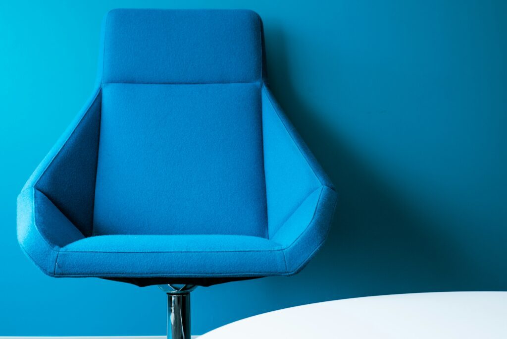 stylisher Bürostuhl Ergonomischer Bürostuhl in Blau